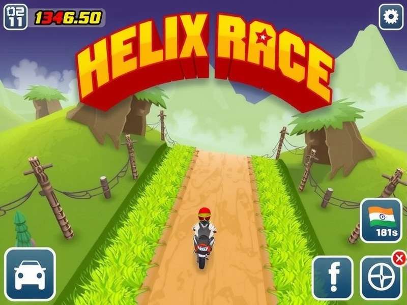 Helix Race India Game Screenshot